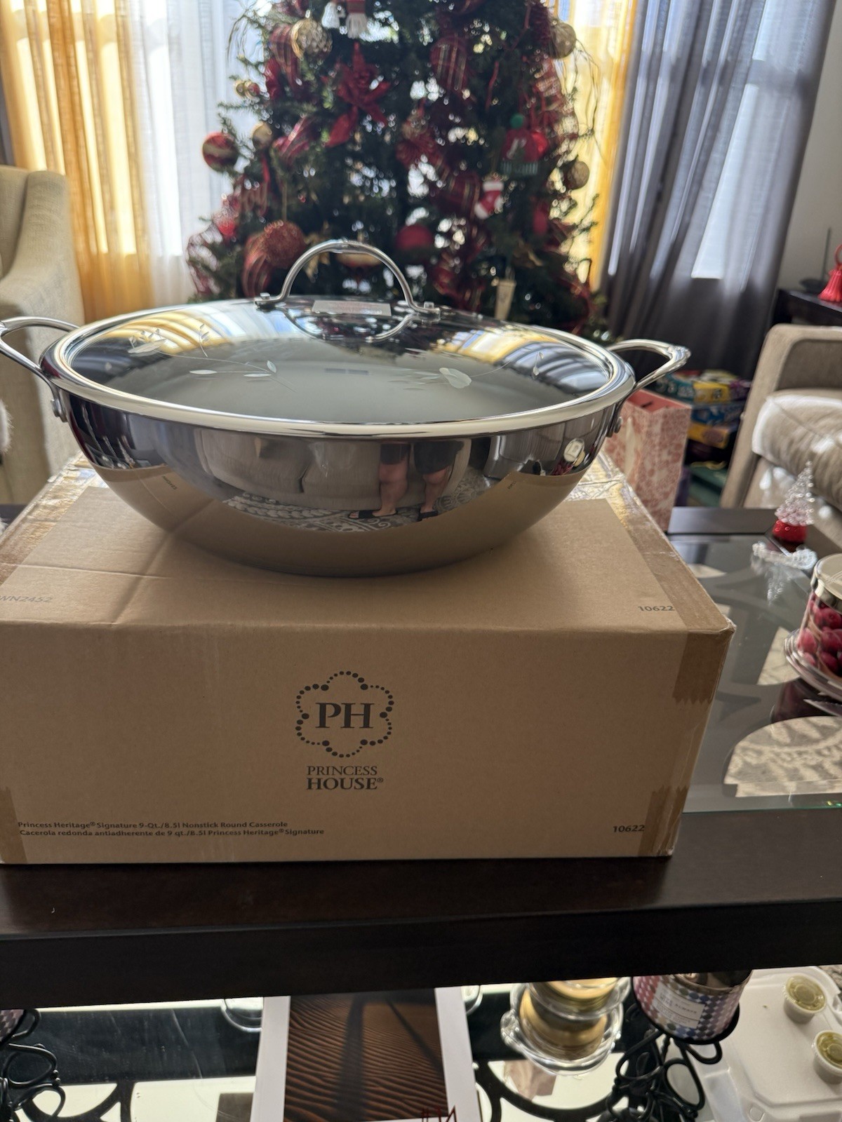 Princess House PRINCESS HERITAGE® SIGNATURE 9-Qt. Nonstick Round Casserole 10622
