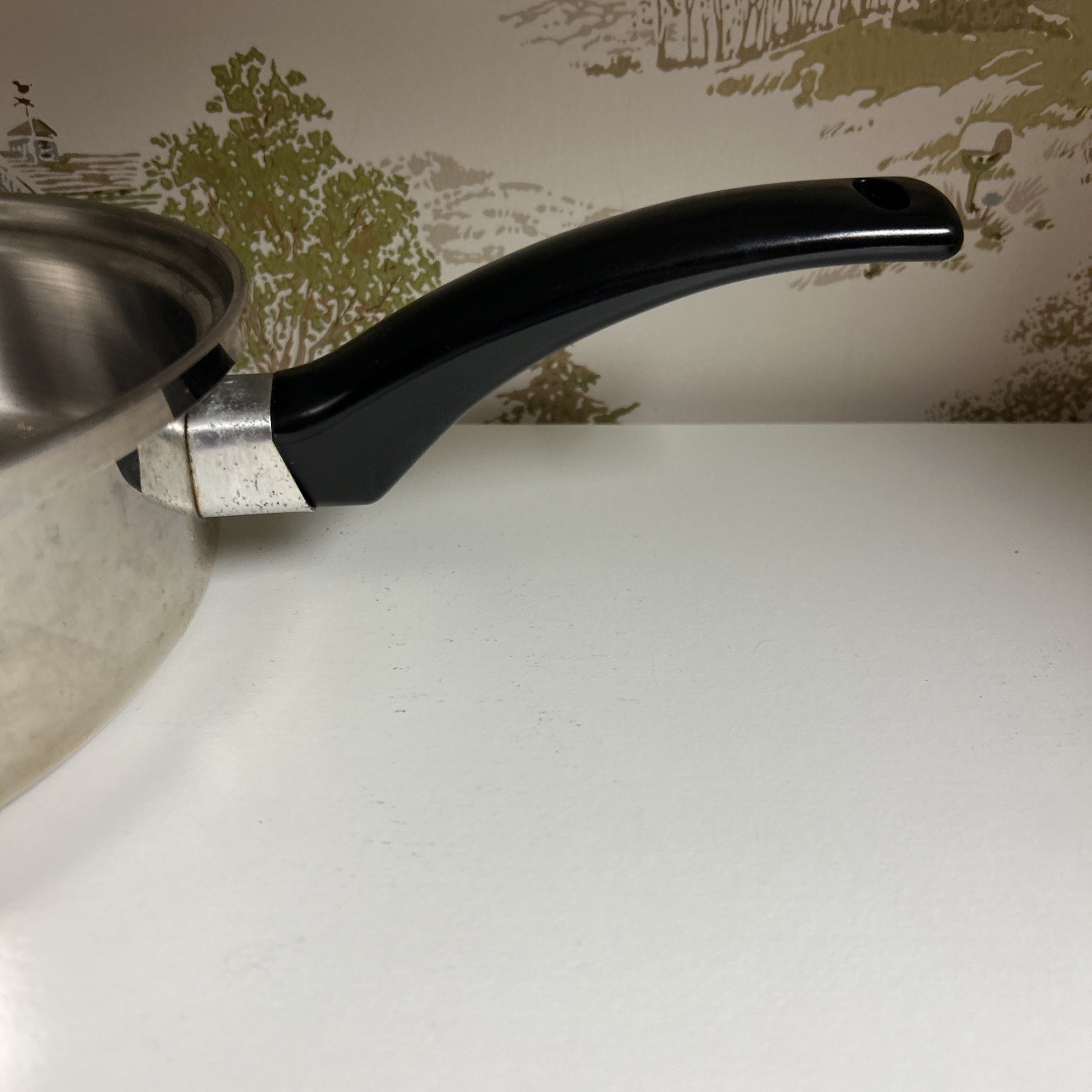 Vintage Rainbow Cookware 18-8 Multi Ply Surgical Steel Skillet No Lid 10.5”