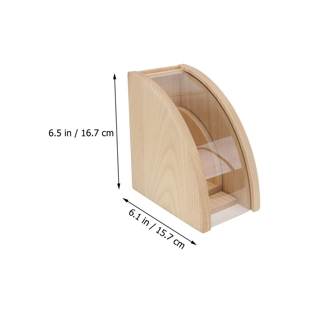 Coffee Filter Storage Holder in Khaki for Home Use with Neat Paper Organization