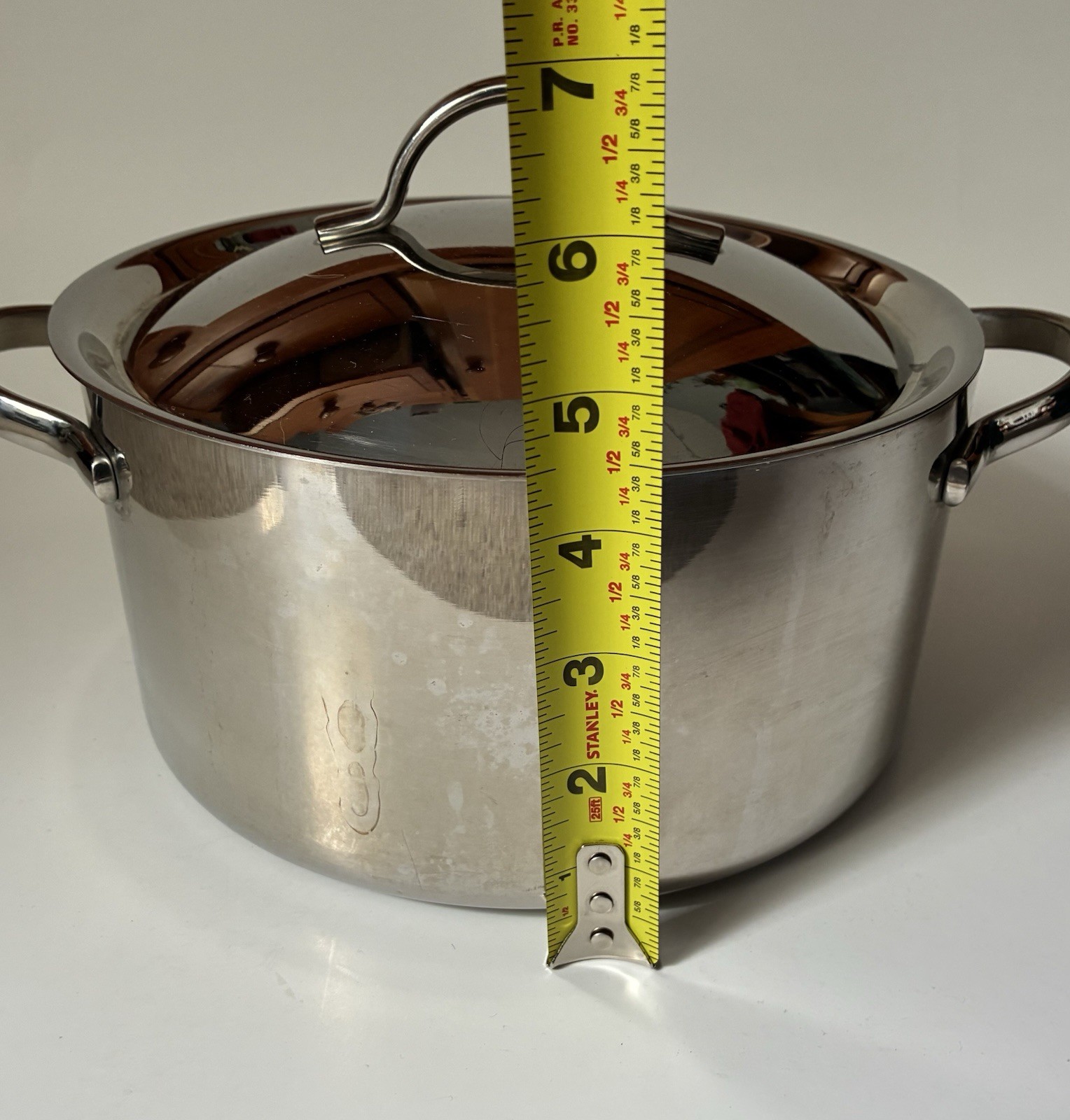 Revere Ware Proline 4 Qt Stockpot Copper Core Stainless Steel Dutch Oven & Lid