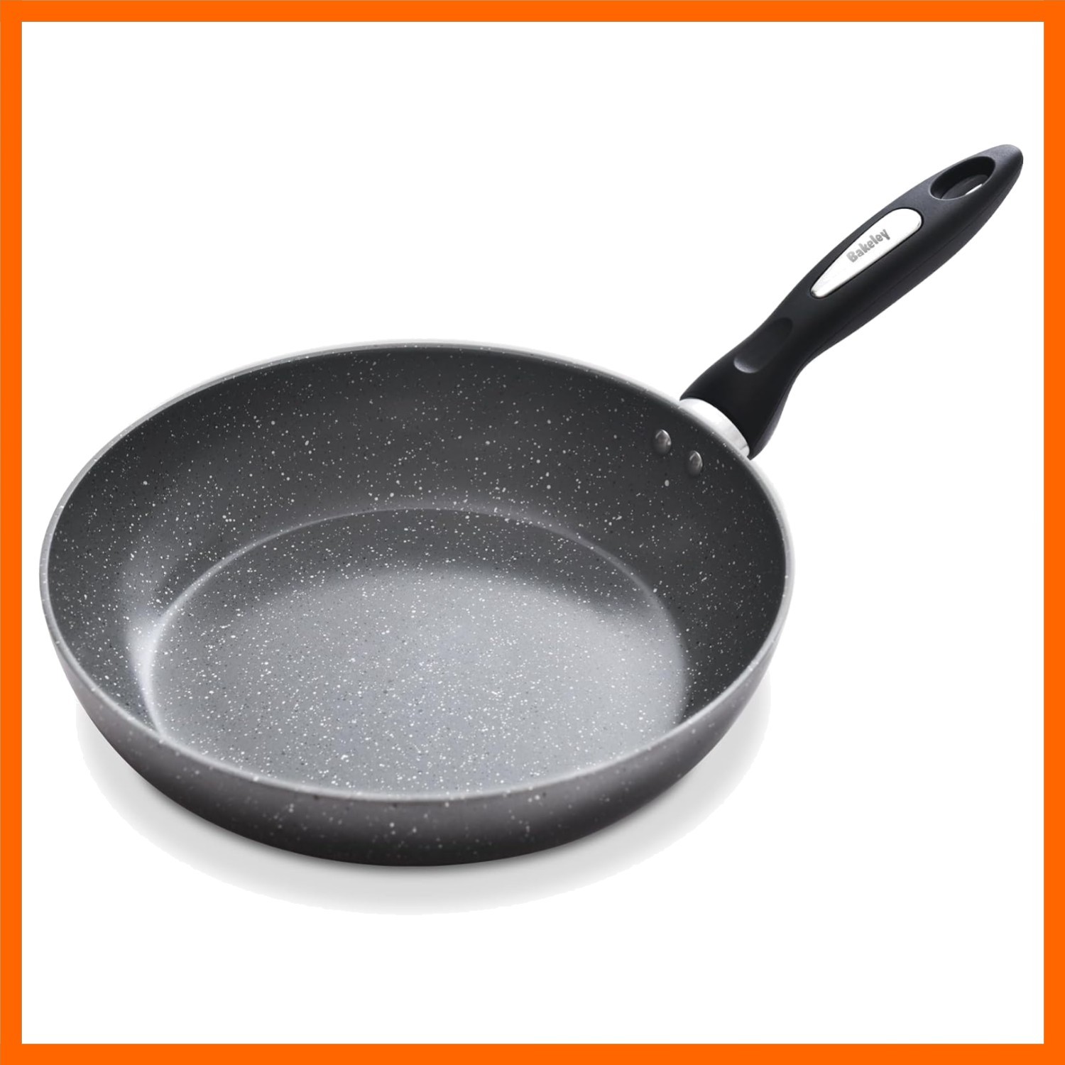 10 Inch Nonstick Frying Pan, Non Stick Pan with Granite Coating, Aluminum Ski…