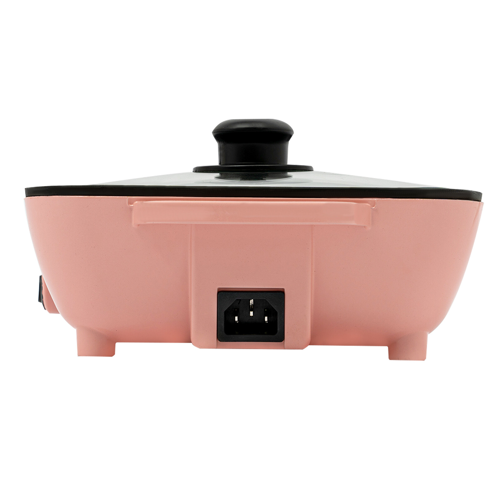 Portable Electric 2in1 Hot Pot Dual Temp Control Grill Non-Stick Teppanyaki Pan