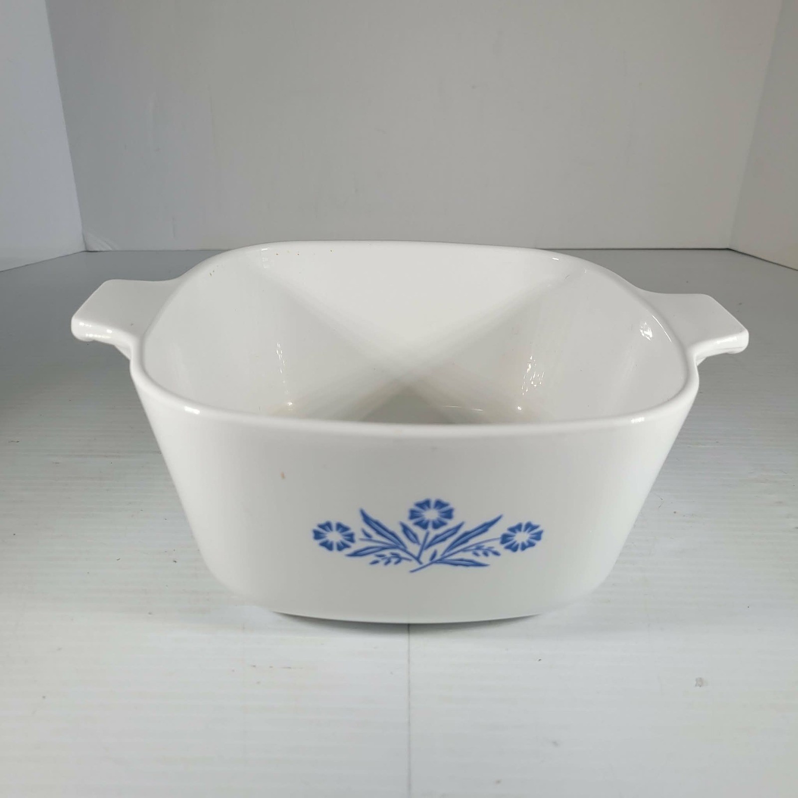 Corning Ware Blue Cornflower Casserole Dish 1.75 Qt NO LID Vintage P-1 3/4-B