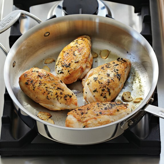 All-clad, 3-qt and 4-qt Tri-Ply or D5 Saute Pans (Your Choice) LID NOT INCLUDED