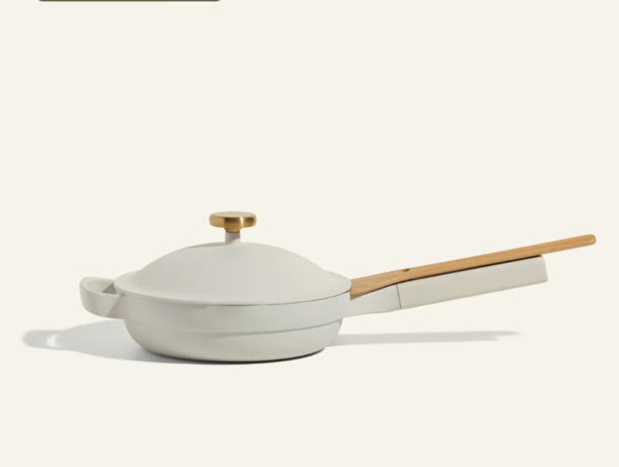 Our Place 8.5″Ceramic Nonstick Mini Always Pan Cream 1.2 QT Read Description