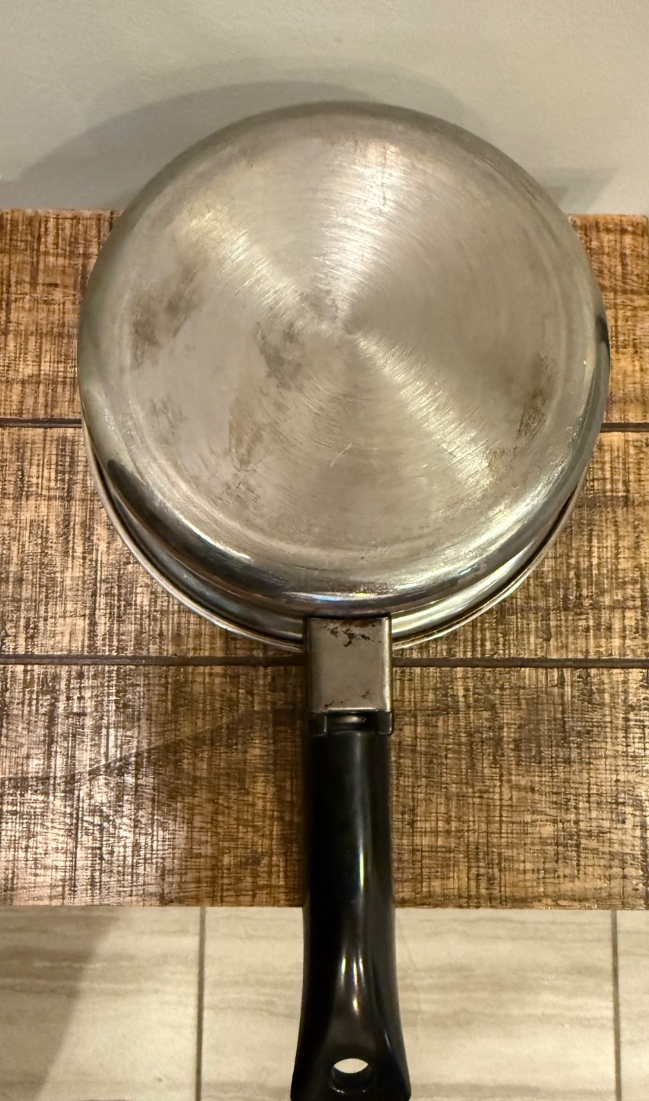 Vintage Maxam 1-1/2 Quart Sauce Pan Pot Stainless 18-8 3-ply Heavy Duty