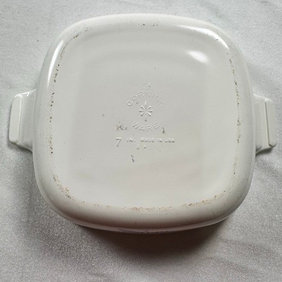 Vintage Corning Ware Cornflower Blue 7in Square Baking Dish A-23 No Lid