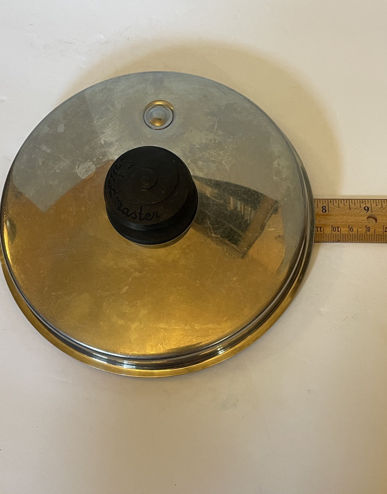 VTG Salad Master Vented Replacement Vapo Lid – Stainless Steel 7 5/8″
