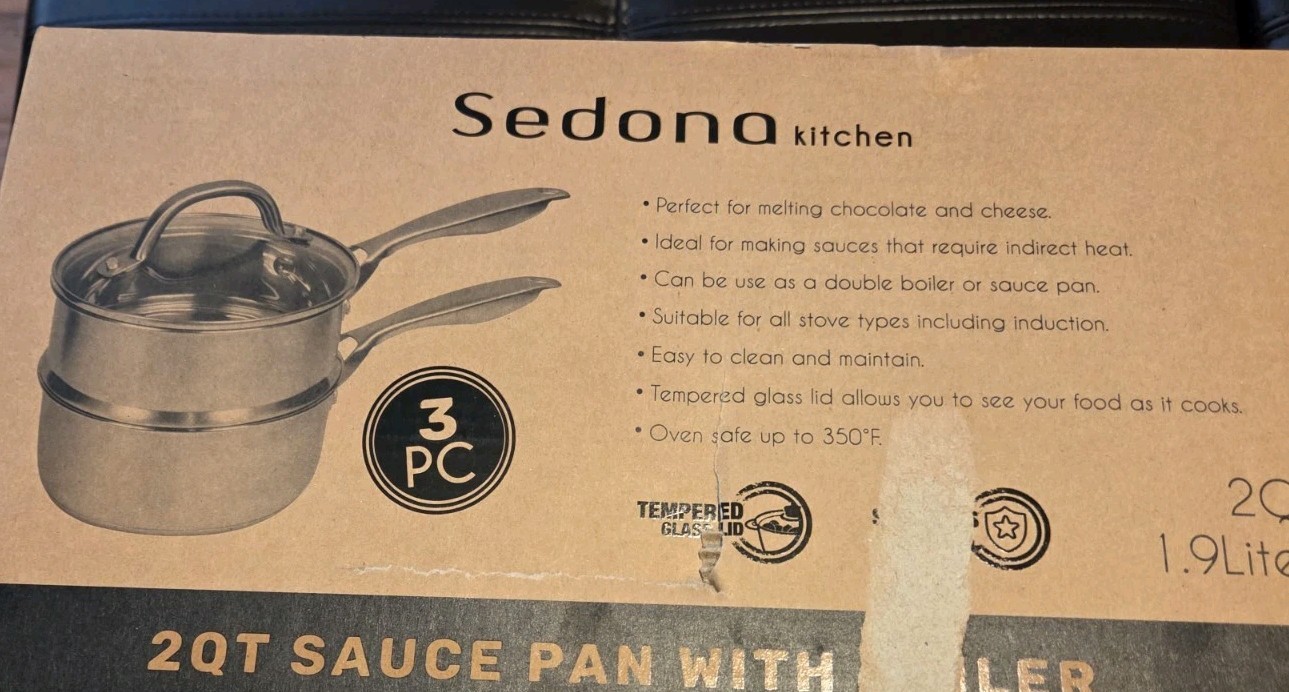 Sedona 2 Qt Sauce Pan With Boiler