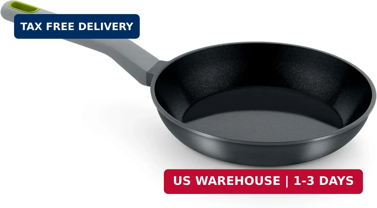 BRA COOKWARE Life Ceramic Nonstick Frying Pan | 10.2 Inch Recycled Cast Aluminum