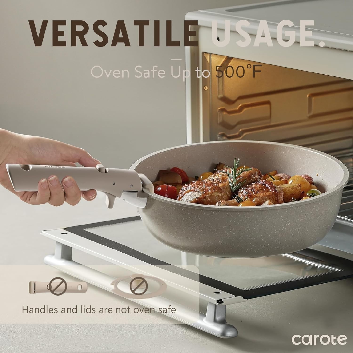 Compact 19-Piece Nonstick Cookware Collection