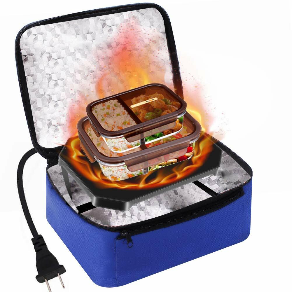 Food Warmer 12V Personal Portable Mini Electric Microwave Oven Lunch Box Car