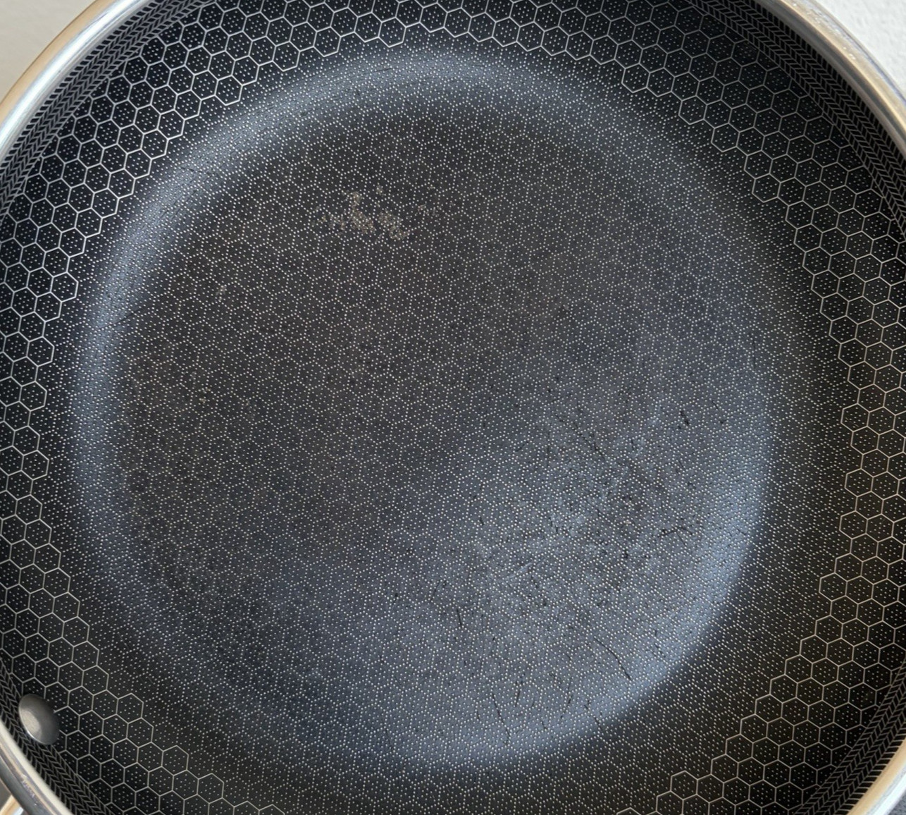 HexClad 10″ FRYING Pan NO Lid Hybrid Non-Stick -Used Good Condition