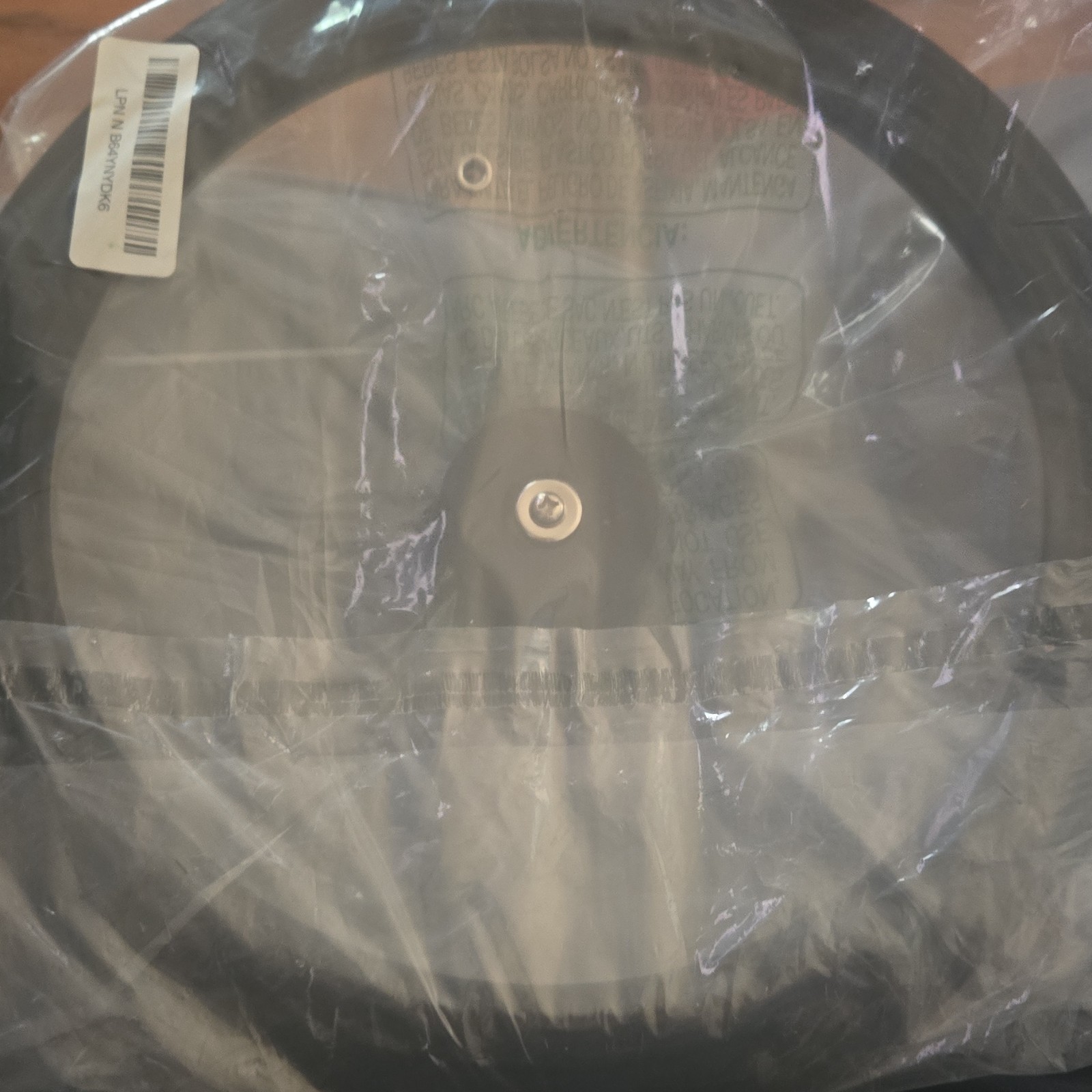 Round Glass and Metal Lid Black Clear for Frying or Grill Pan