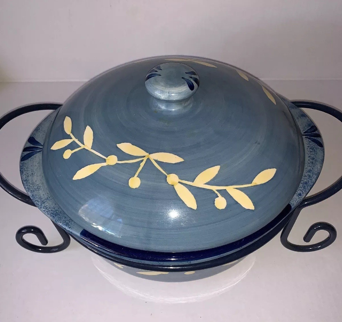 Certified International Pamela Gladding Flora 10-1/2″ Round Baking Dish C-11