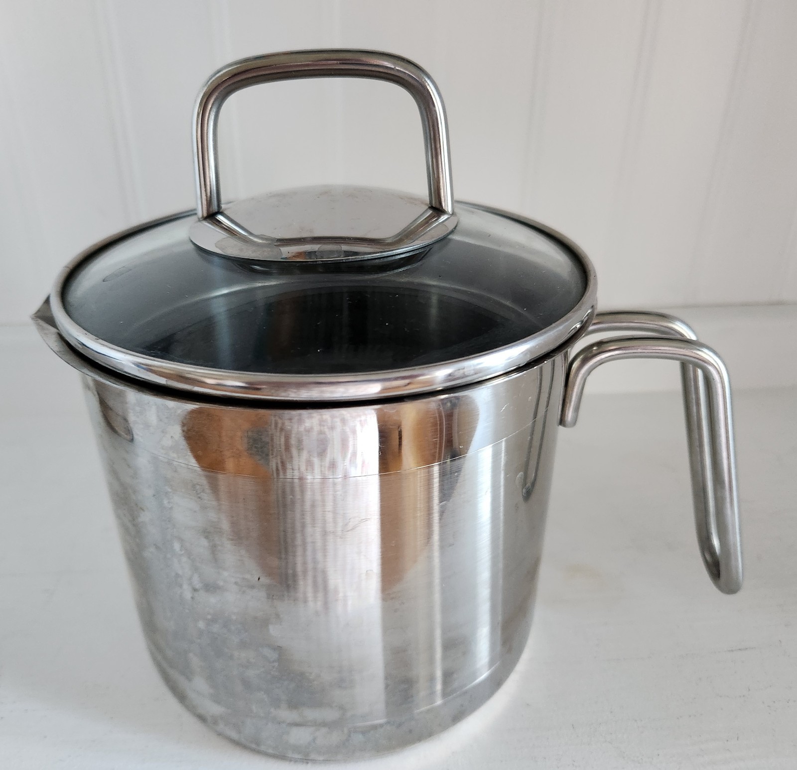 Krona Norpro 18/10 Stainless Steel Inox Rostfrei 8 Cup Glass Straining Lid