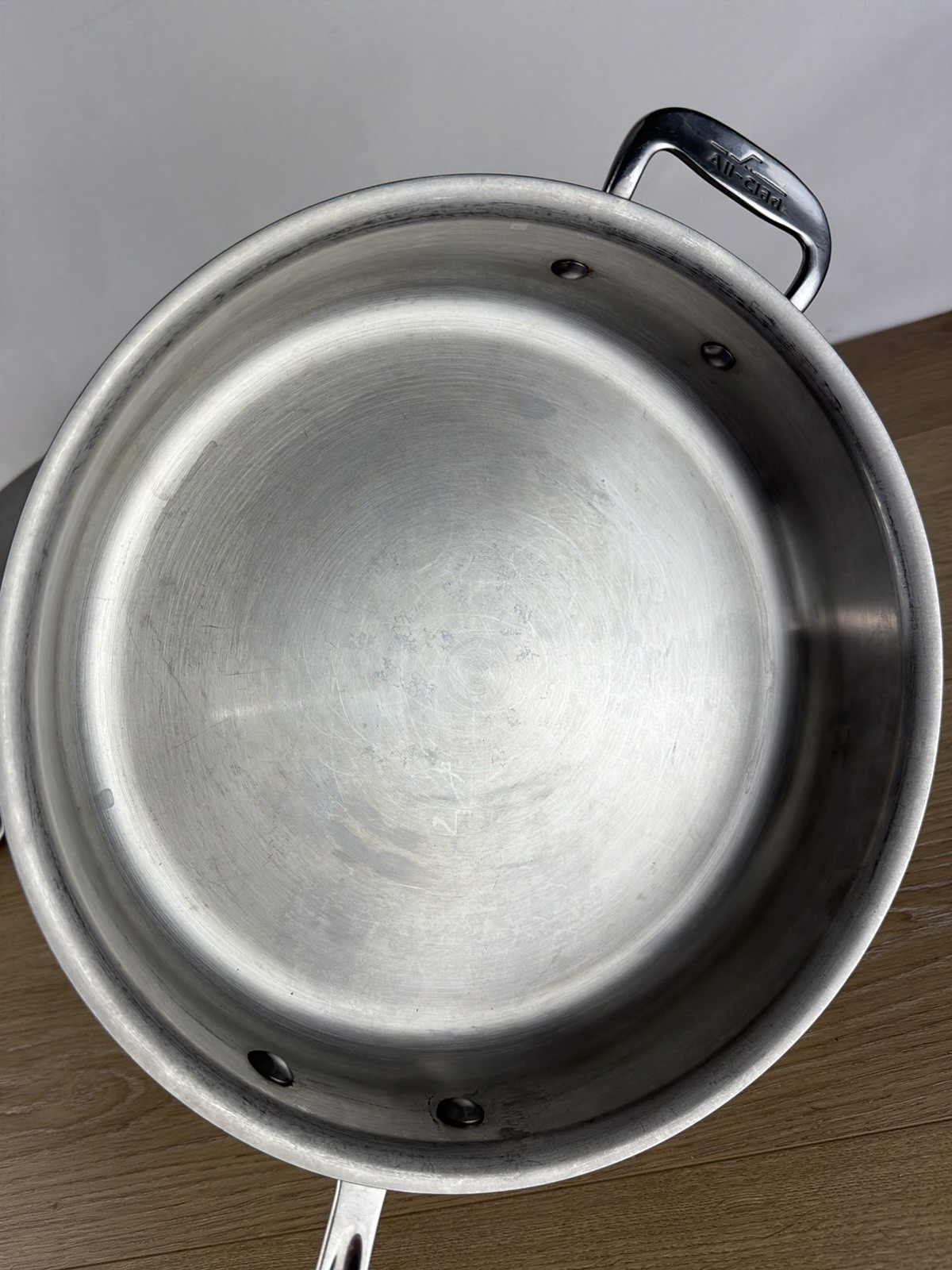 2 All Clad 11 Inch Stainless Steel Saute Skillet Pan 4.25” And 2.5” Deep -Read👇