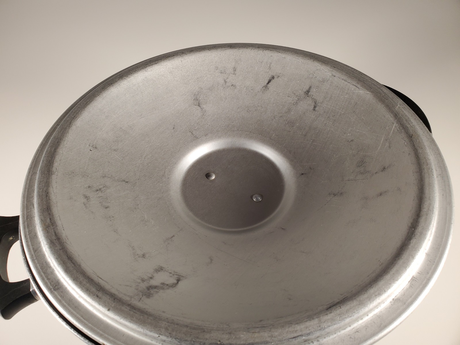 Vintage Wear-Ever Large 8 Quart Aluminum Stock Pot #728 1/2 W/Lid