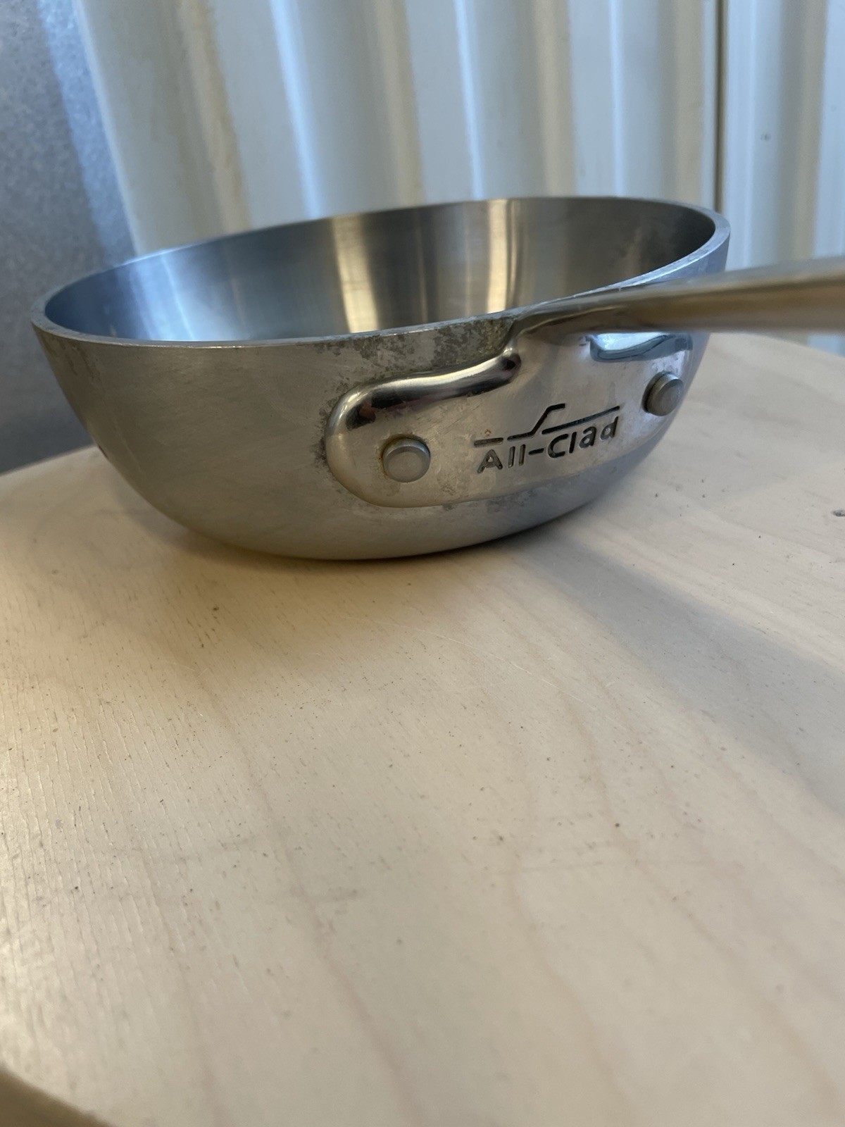 All Clad MC2 Master Chef Small Saucier Pan 1 Qt