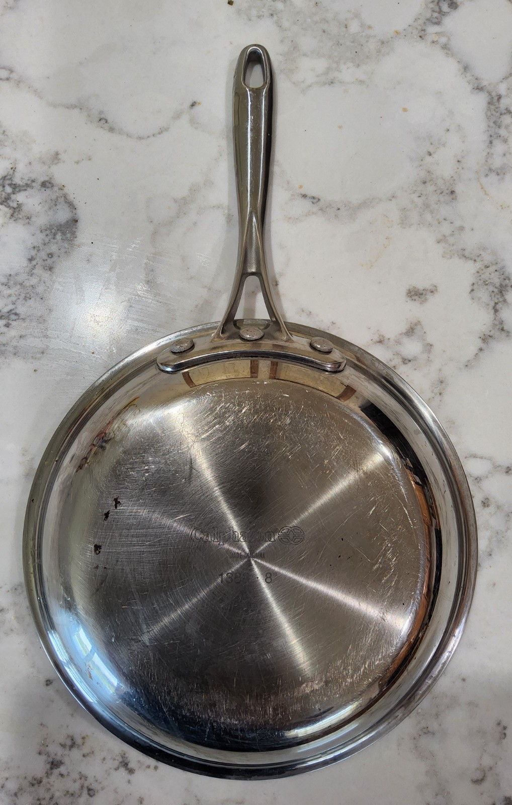 Calphalon 8″ Skillet Stainless Steel Omelette Professional Kitchen Saute Fry Pan