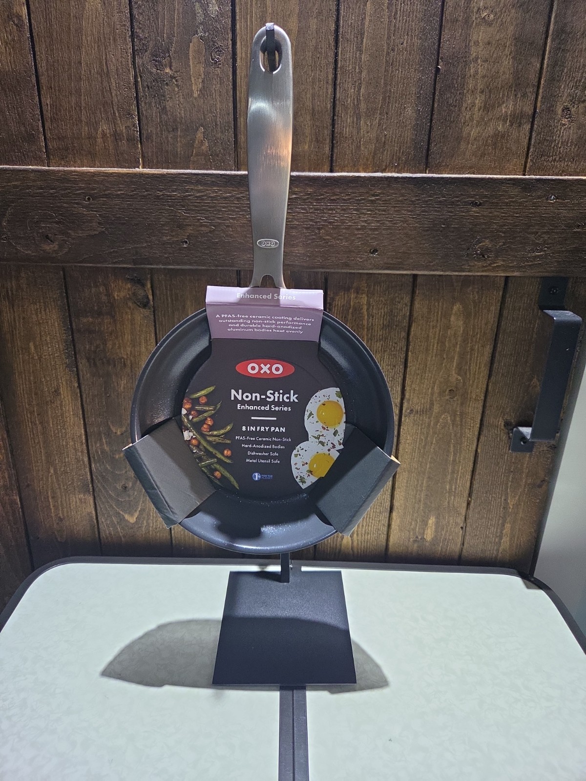 OXO Enhanced 8″ Frying Pan Skillet PFAS-Free Ceramic Nonstick – Black *NEW*