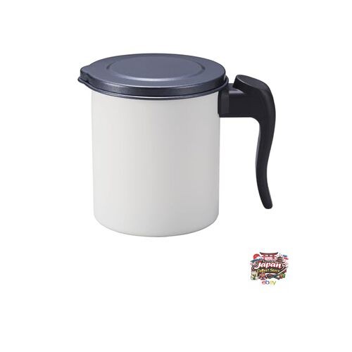 Oil Pot 0.6L Mini Size White Fluorine Coated SG Standard Certified Product with