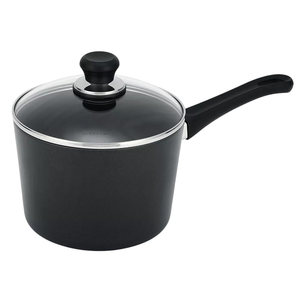 Scanpan Classic Induction Saucepan, 3.25 Qt, Black,Saucepans & Stockpots
