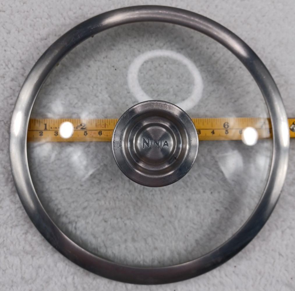 Ninja Pot Lid Outer Rim 7 5/8″ Inner Rim Is 6 3/4″