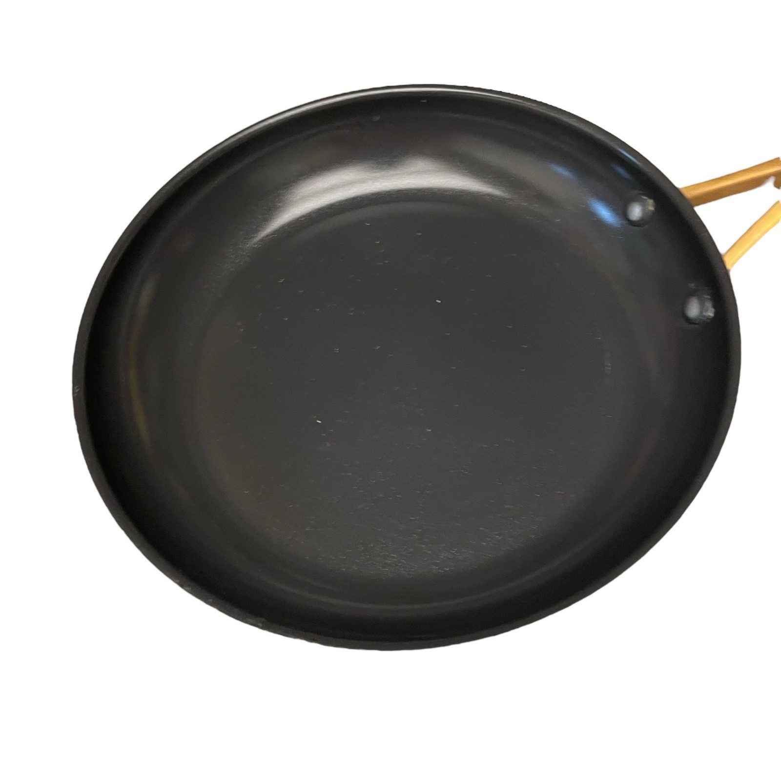 GreenPan Aluminum 10.5” Skillet Fry Pan w Non-Stick Coating Beige Enameled Side