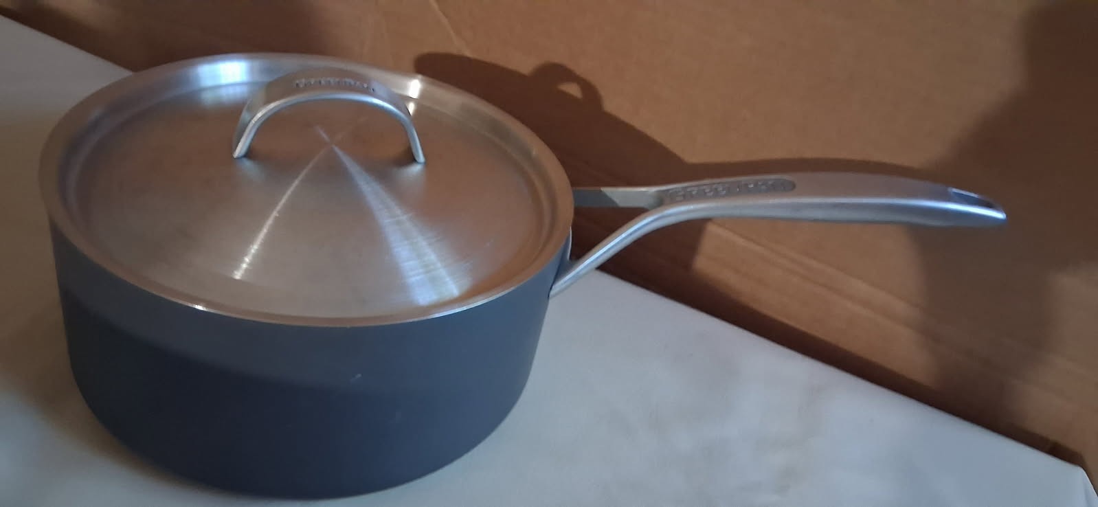 GreenPan Hard Anodized Non-Stick Ceramic 2.5 Qt Saucepan With Lid