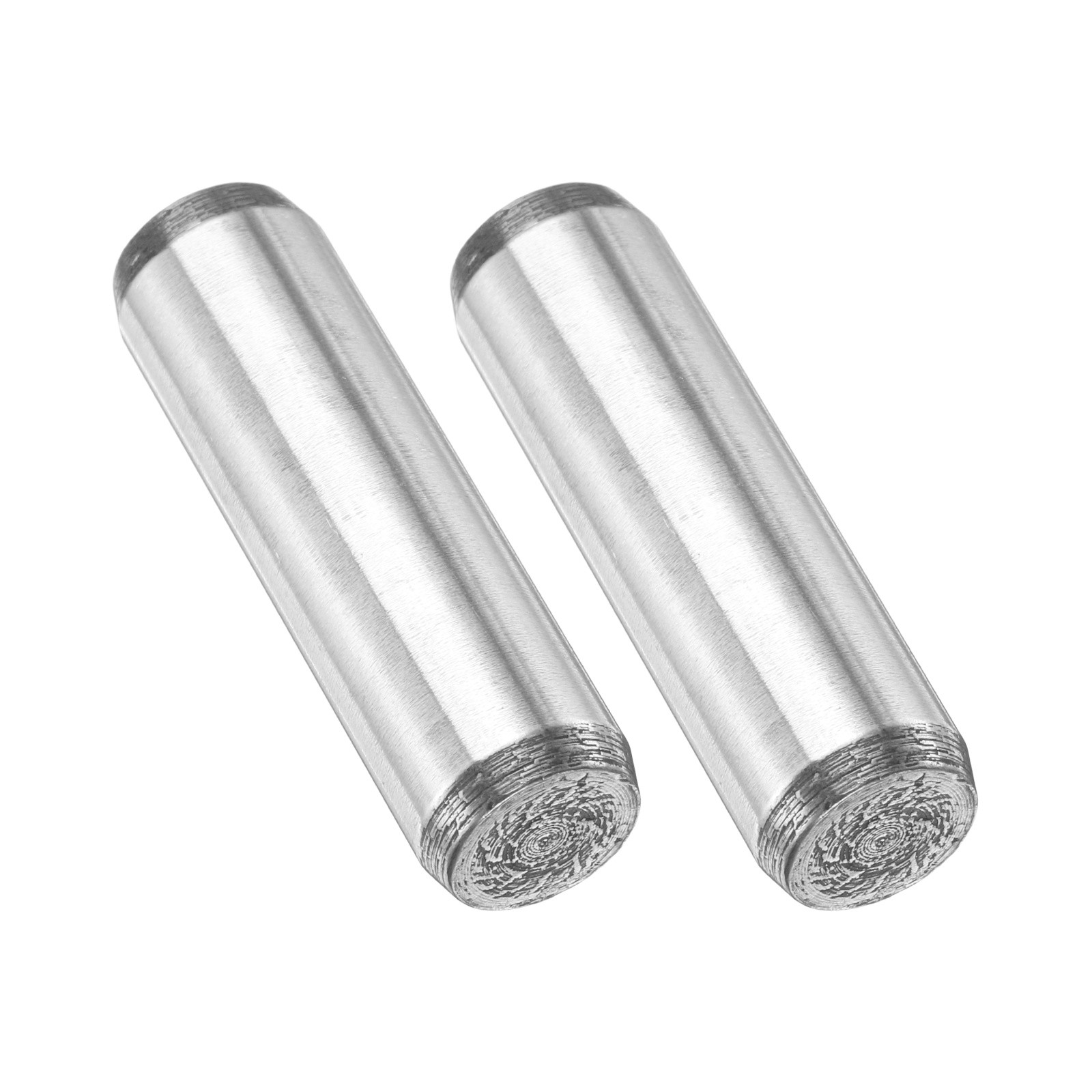 2pcs 1/2″x1-3/4″ Steel Bolts Round Rod Silver