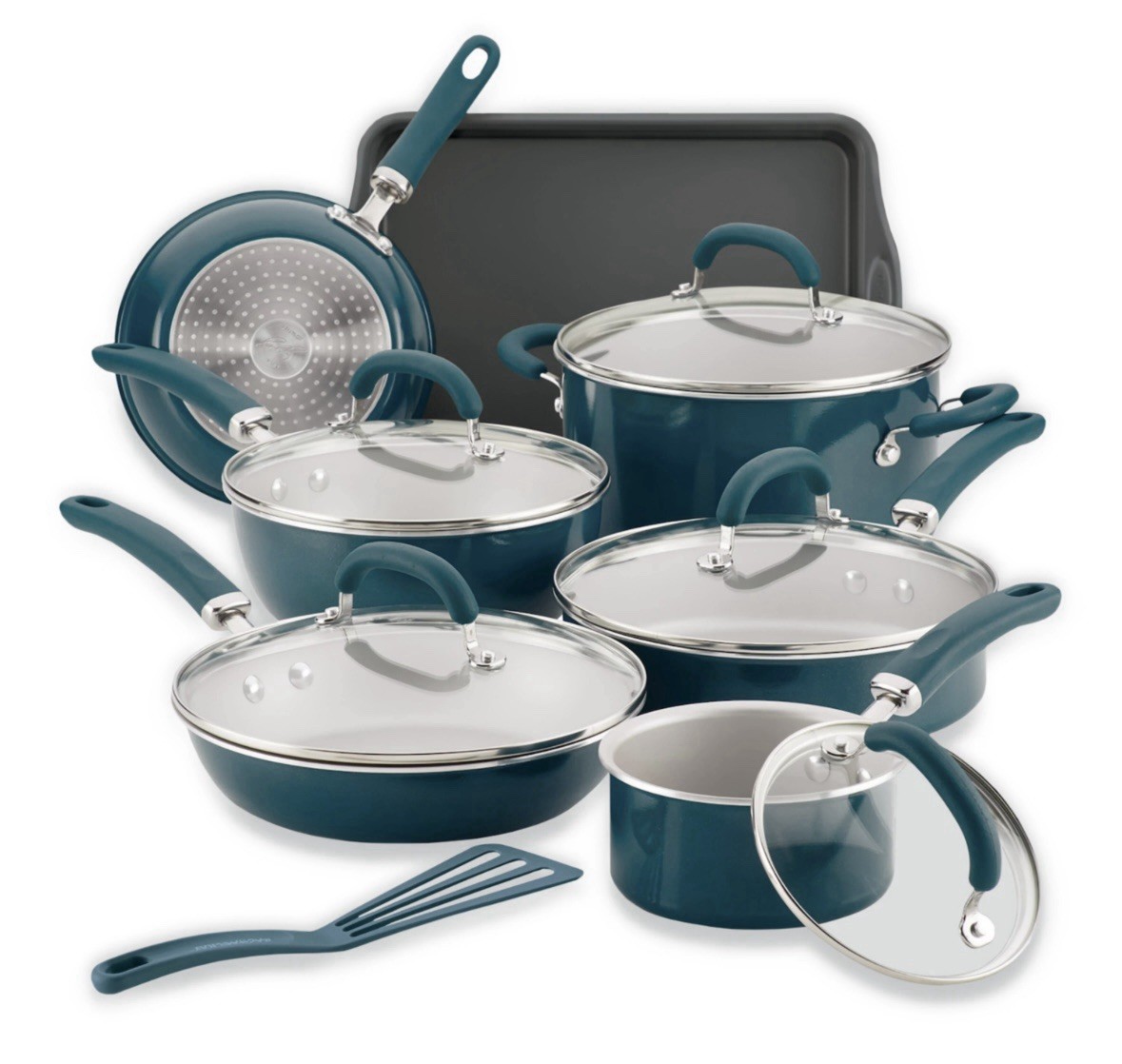 Rachael Ray Create Delicious 13-pc. Aluminum Nonstick Cookware Set 12144