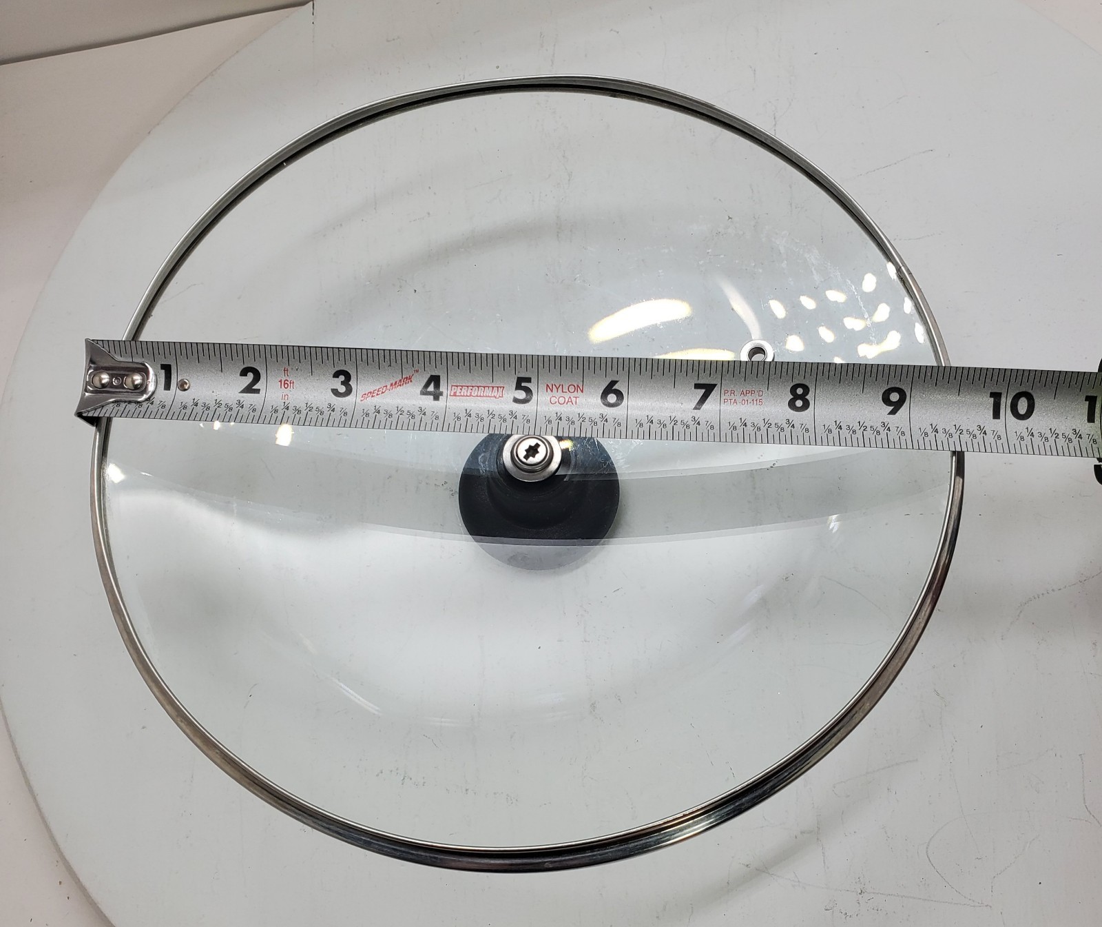 T-FAL Pot Lid Glass Vented Replacement Cover Skillet Pan 9 1/2″lD See Photos