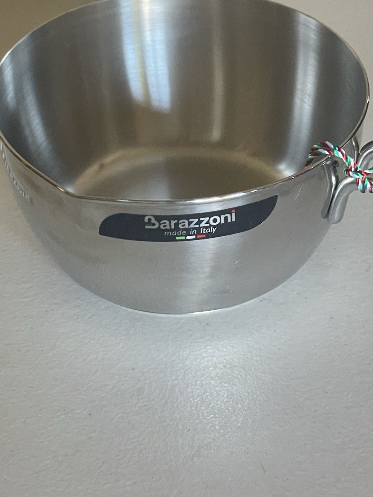 BARAZZONI STAINLESS STEEL CONICAL PAN 14 CM (5,6”) ITALY