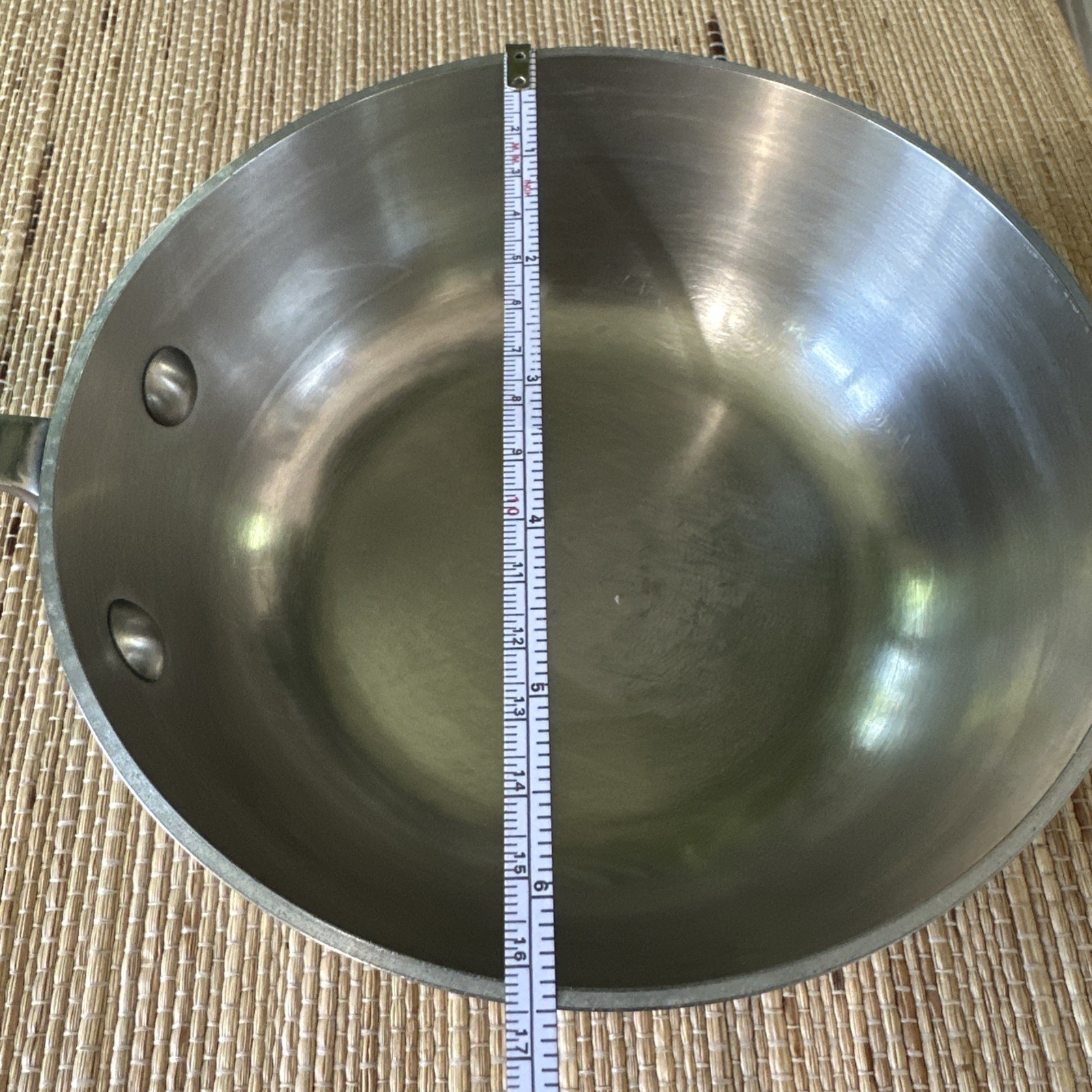 All-Clad Set Of 3 Stainless Steel 8” Stainless Steel Pan 2 Sauce Pans No Lids