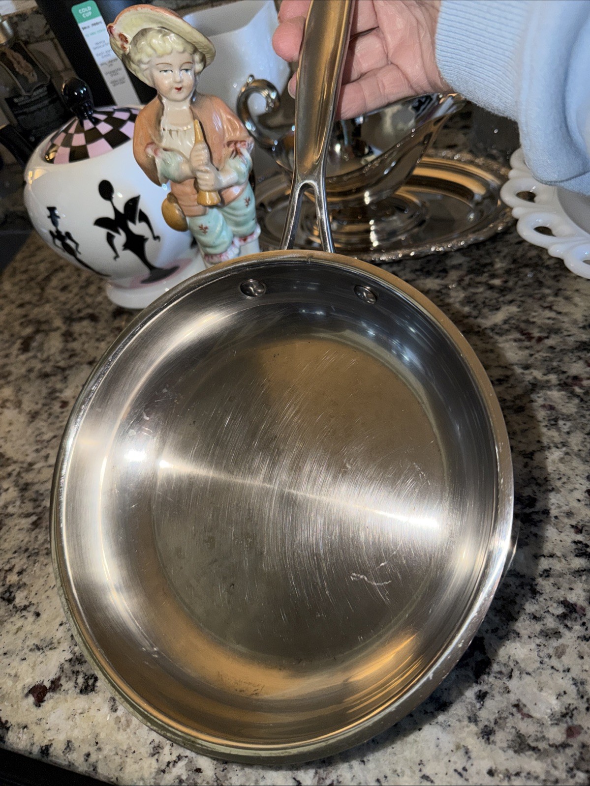 Cuisinart Model #422-20 8in / 20cm Stainless Steel Frying Pan Skillet NO LID