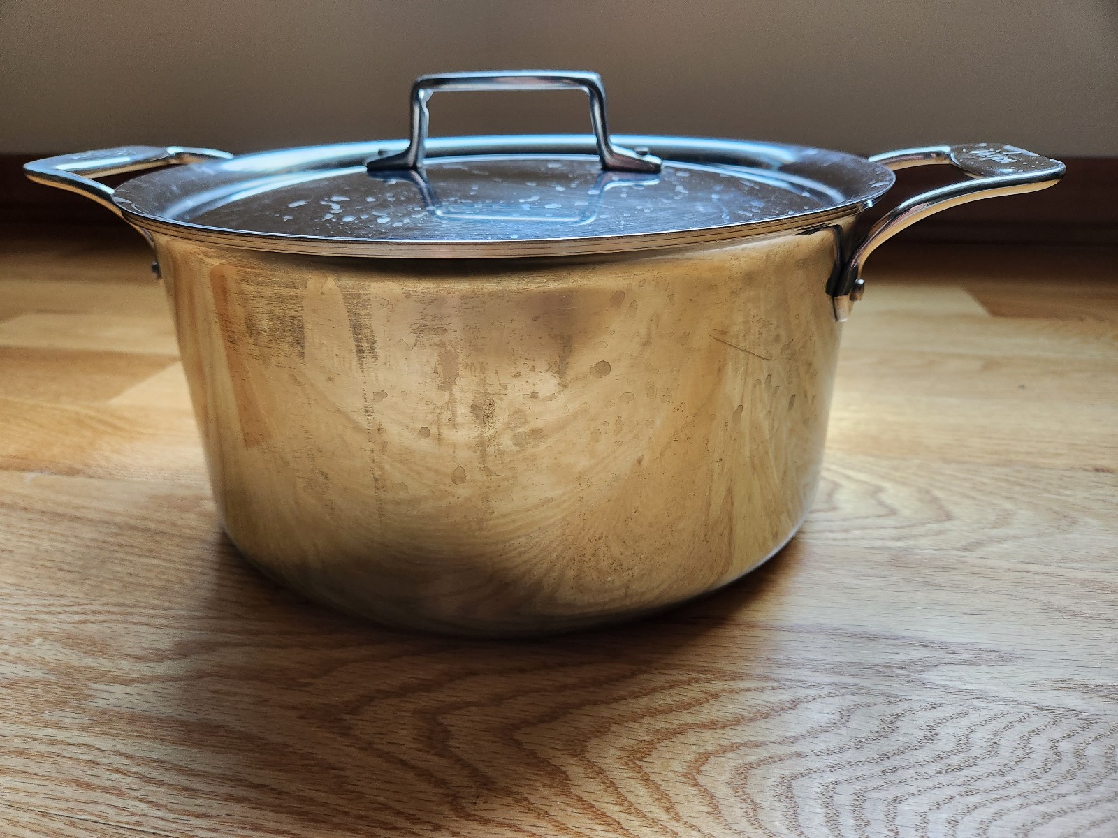 All-Clad D5 5-Ply Stainless Steel 8 Qt Stock Pot with Lid – Excellent Condition