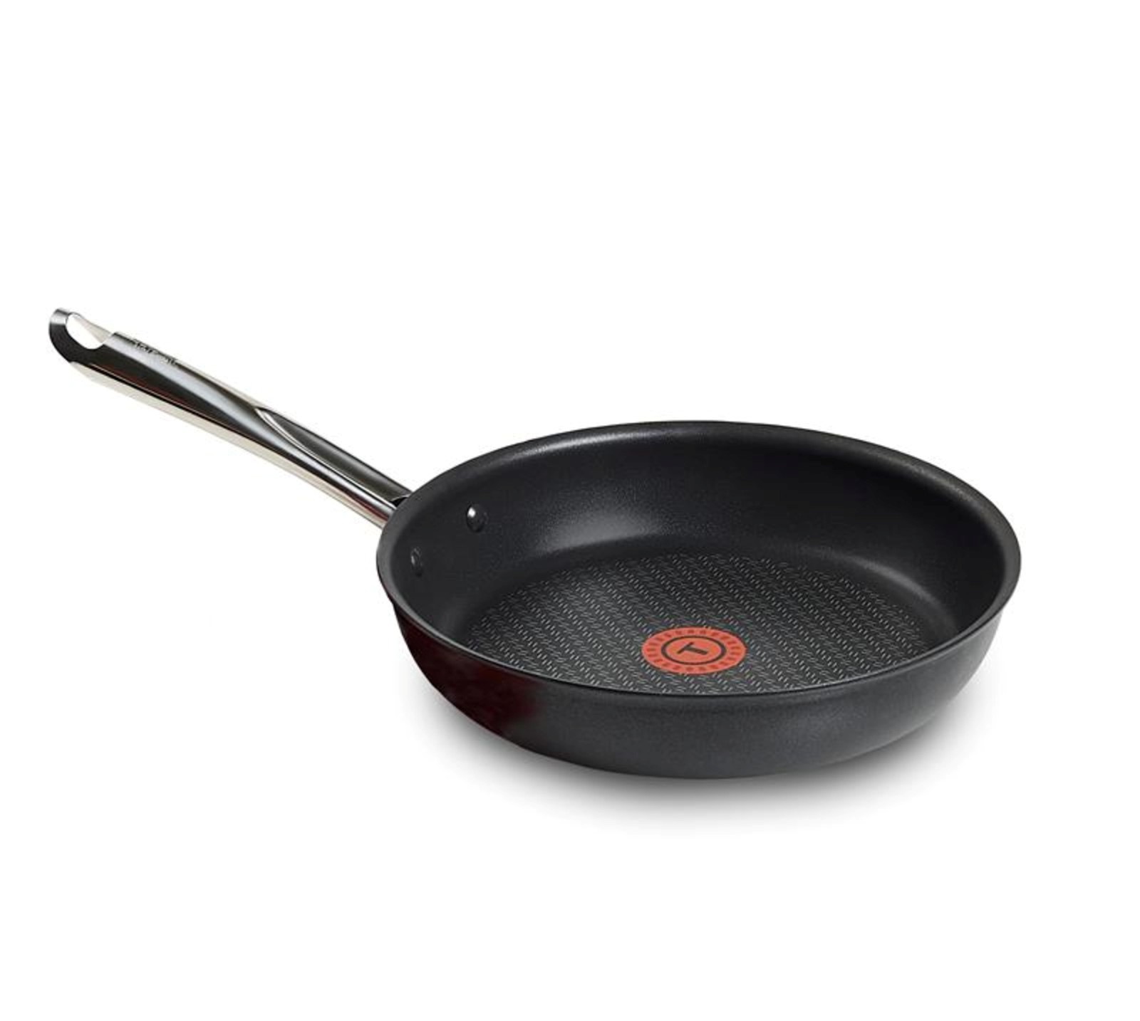 T-fal Cook & Strain Non-stick, 12.5 Inch Frypan, Black