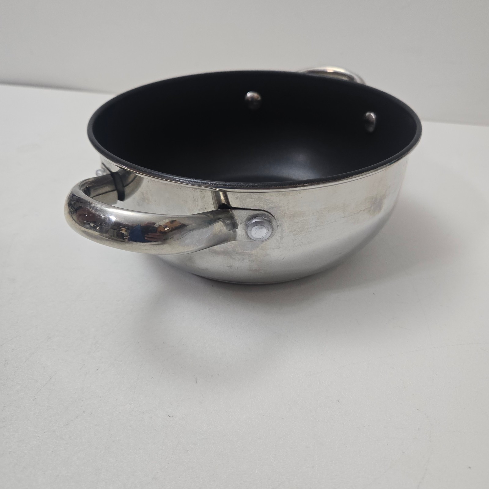 Cook’s Essentials Stainless Steel Non-Stick 2.5 Qt Stockpot Sauce Pan No Lid