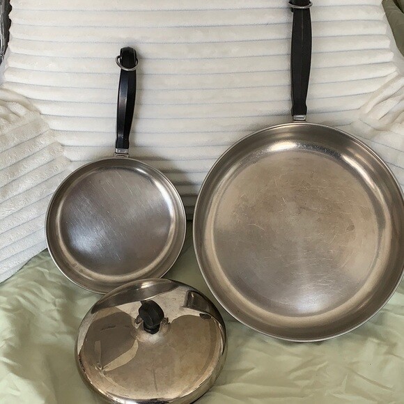 Faberware Stainless Steel Sauté Pans – Set of 2