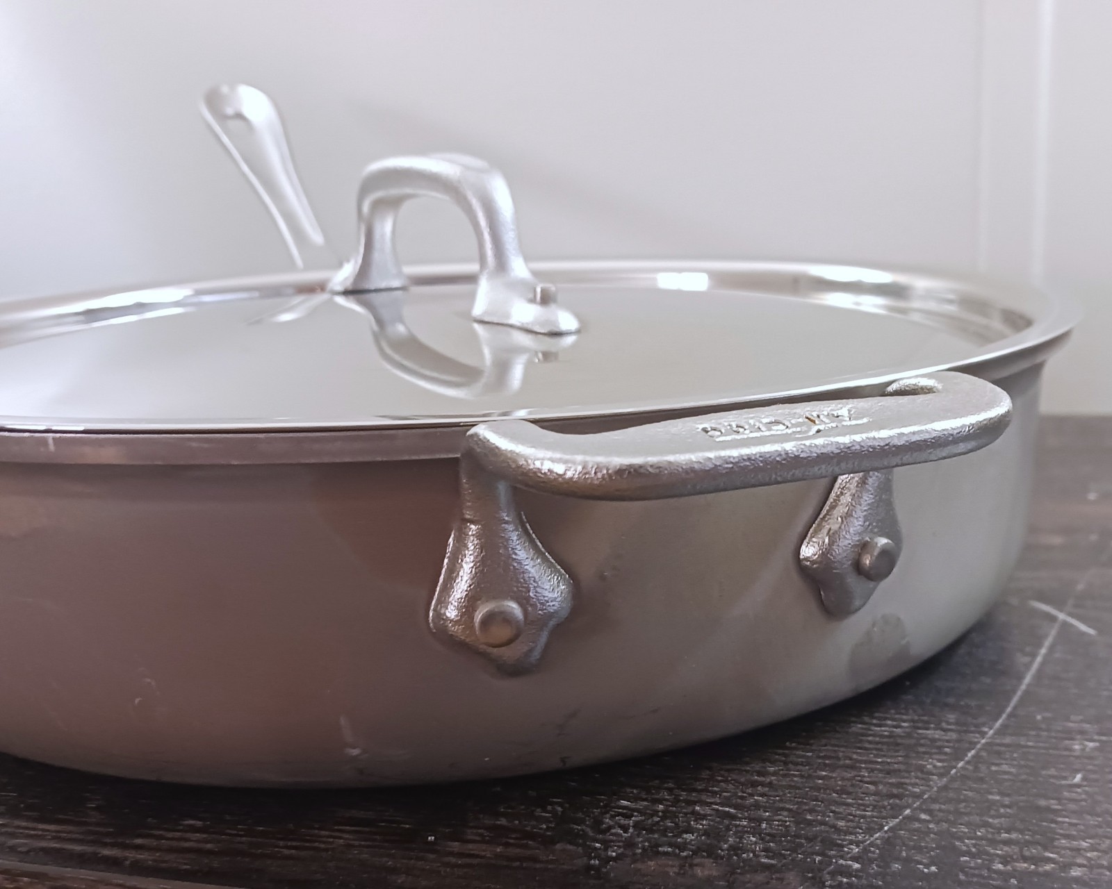 Vintage All Clad Master Chef 403 3qt Skillet Saute Frying Pan With Lid