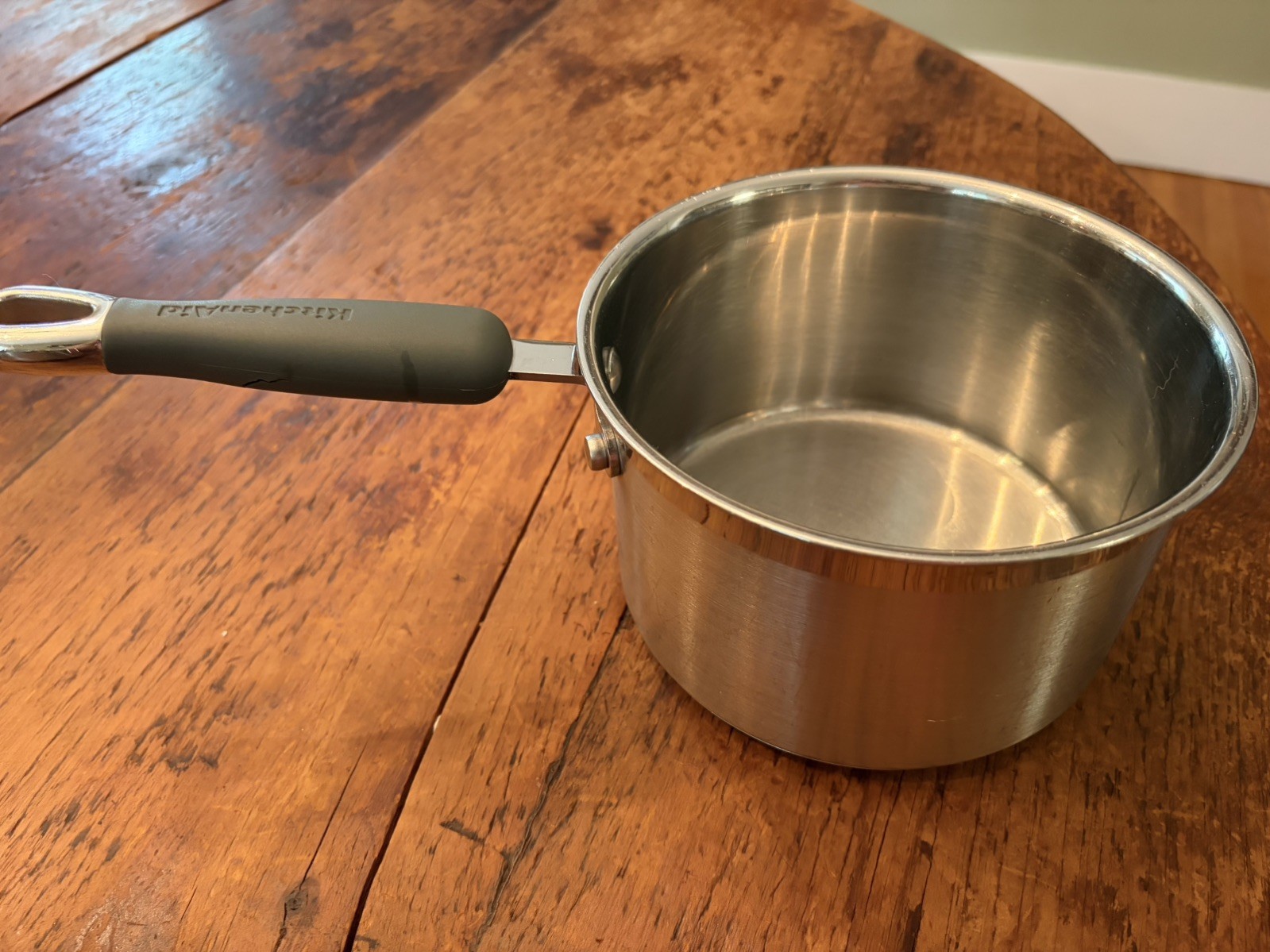 KitchenAid 3QT & 2QT Saucepans No Lids Stainless Steel Impact Bonded Even Heat