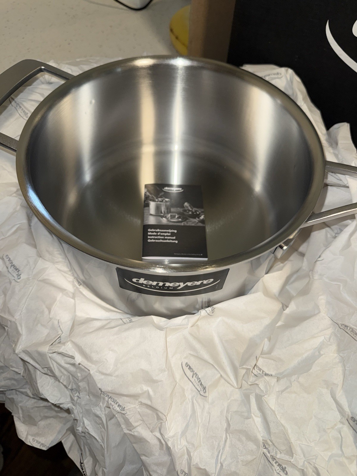 Demeyere Industry 5 Sauce Pan 22cm & Low Saute Pan 24cm w/ Lids Set