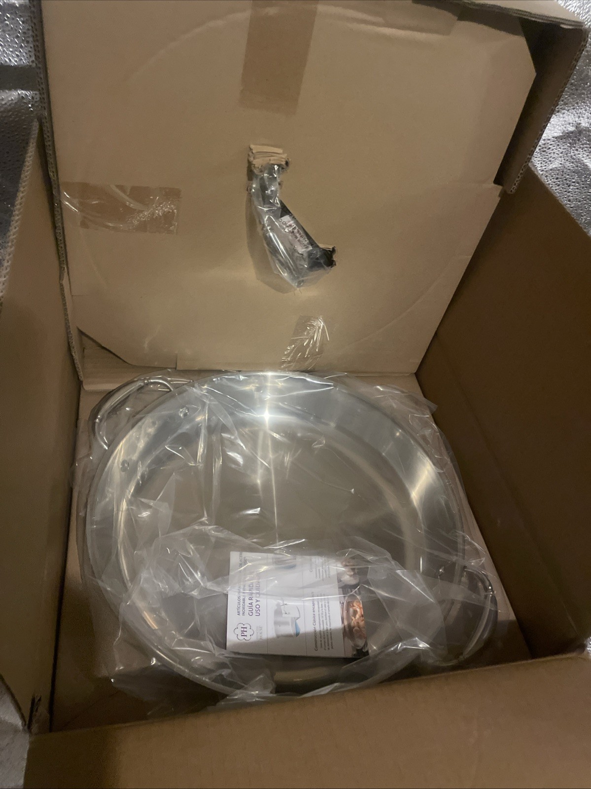 Princess House Stainless Steel Tri-Ply 15″ HERITAGE PAELLA Pan New In box #10838