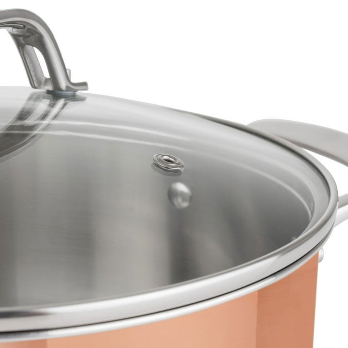 Viking 13-Piece Tri-Ply Copper Cookware Set