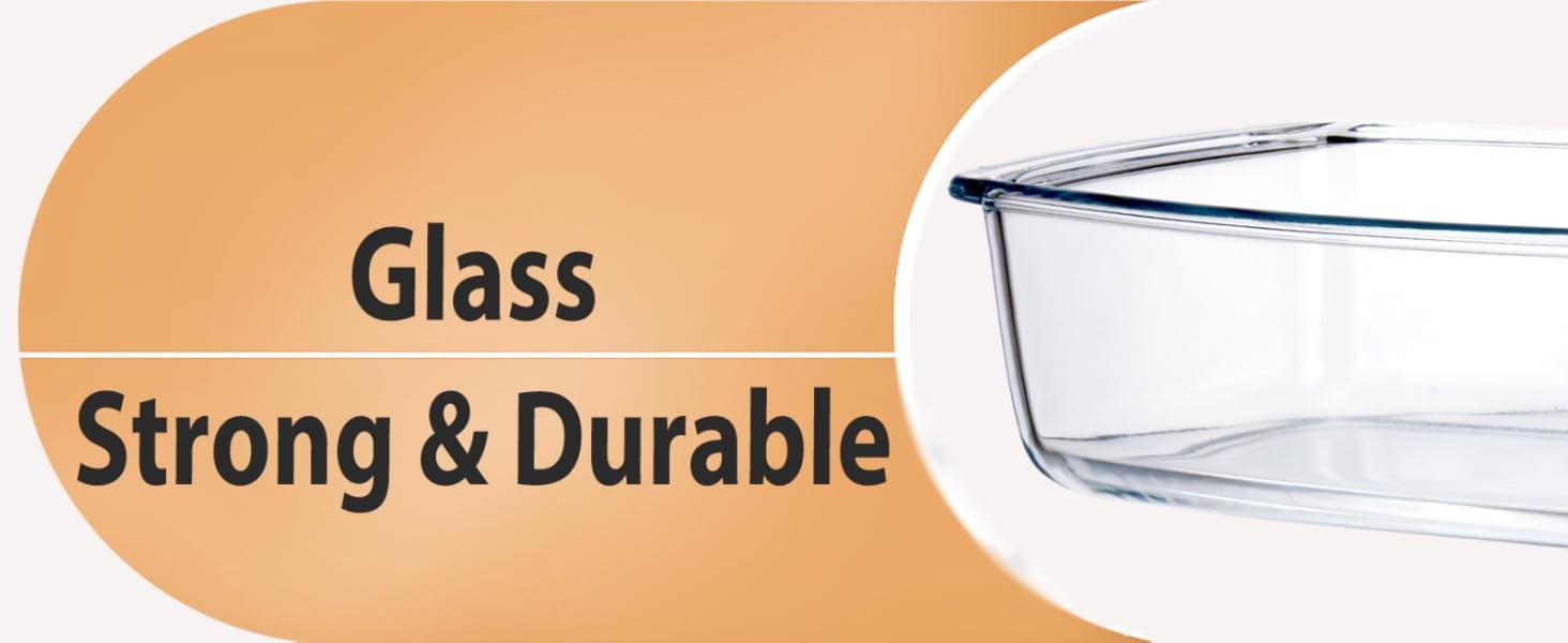 Glass Loaf Pans for Baking Bread with Lids 1 Set – 1.9 Qt Glass Loaf Pan |