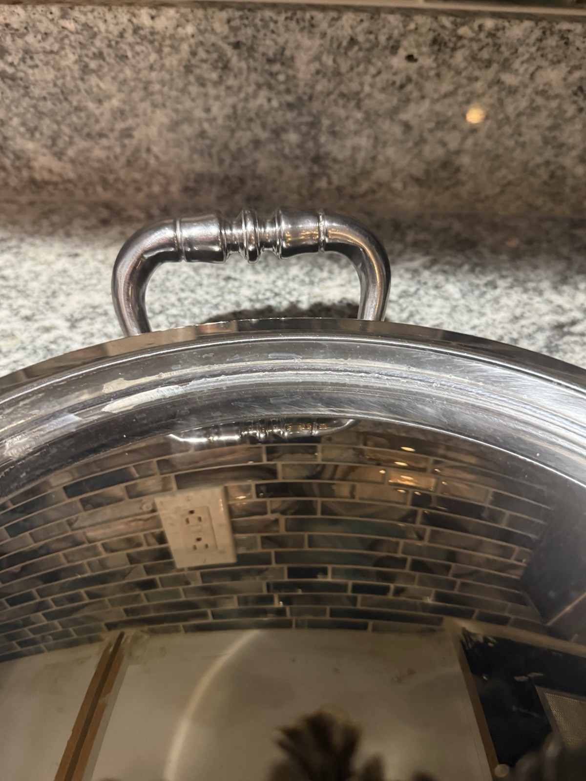 Ruffini hammered stainless steel! FA-501-09 Casserole with lid Pan!