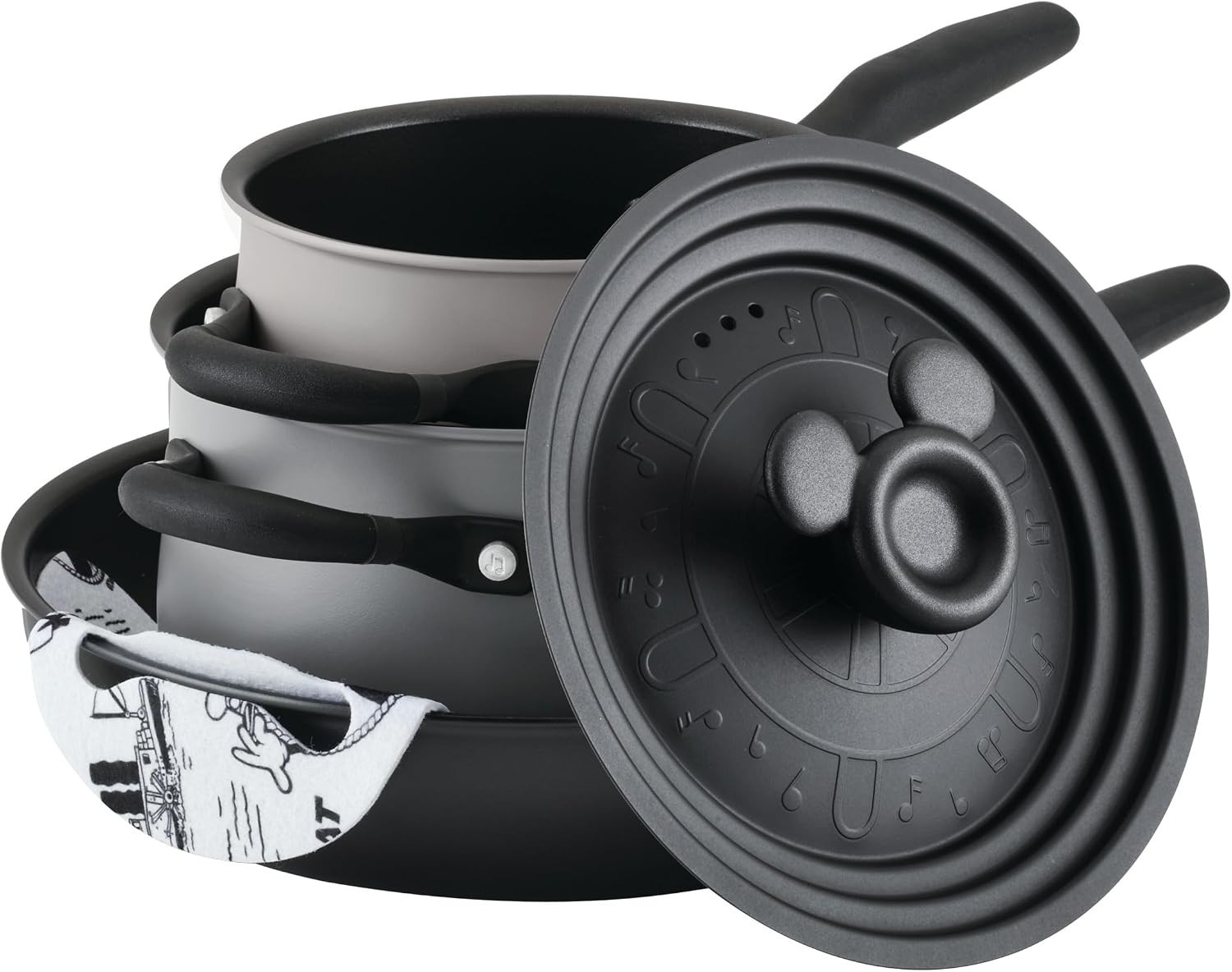 Disney 100 Meyer 4-Piece Limited Edition Nonstick Cookware Set Steamboat Willie