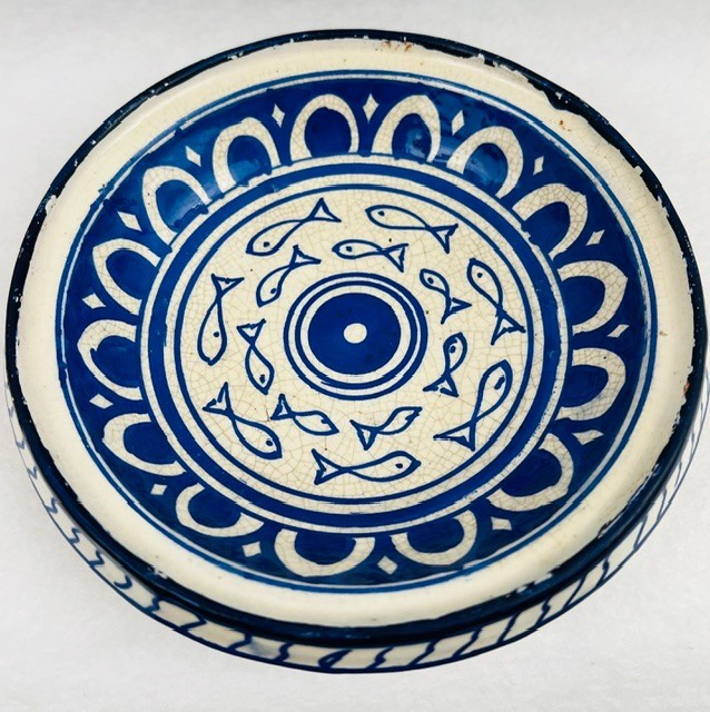 Hand Painted African Tajine