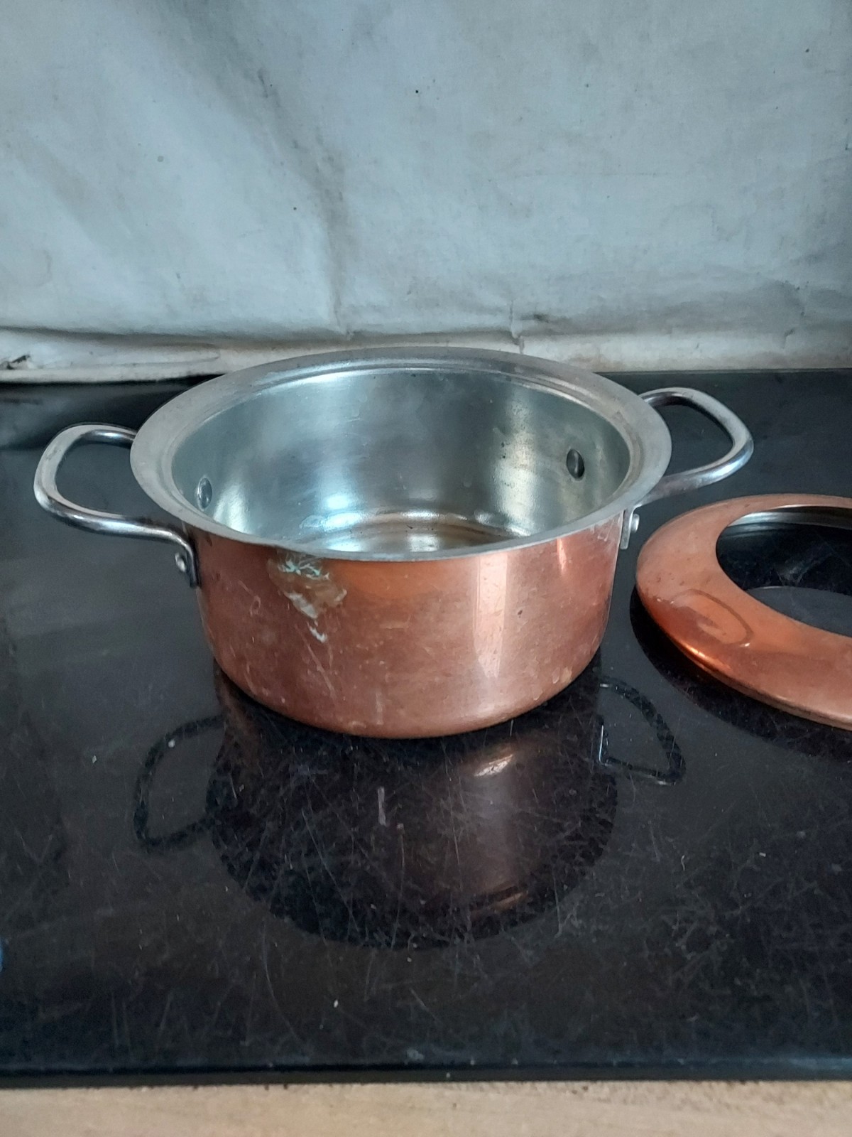 Vintage Williams Sonoma Copper Pot Ruffoni No Lid